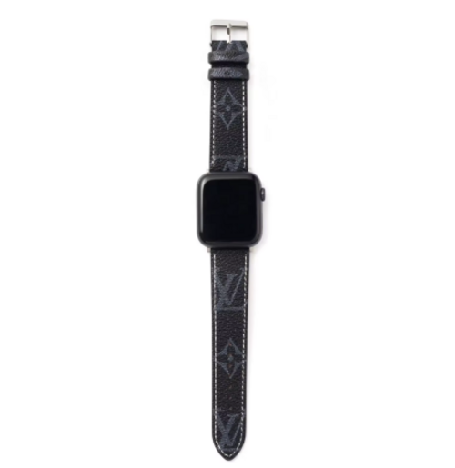 Luxury Leather Watch Band • Compatible with Apple Watch • Fits 38–49mm Series