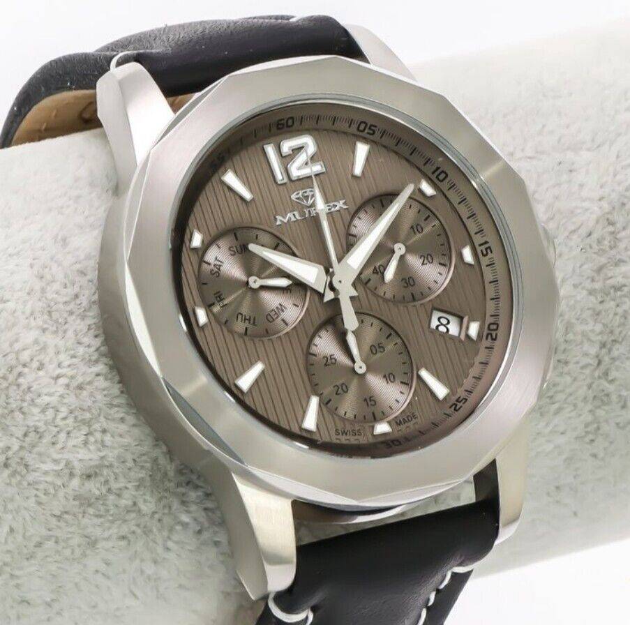 Murex • Swiss Chronograph Watch  • MUC605-SL-2 • 44.7mm • Date SubDay • WR 5ATM