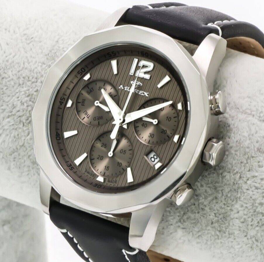 Murex • Swiss Chronograph Watch  • MUC605-SL-2 • 44.7mm • Date SubDay • WR 5ATM