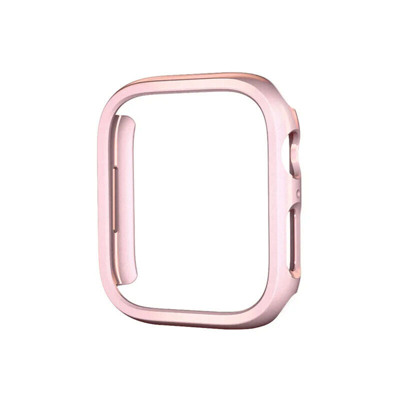 Shockproof Hard PC Bumper Case • Lightweight Frame Cover • Apple Watch Compatibl