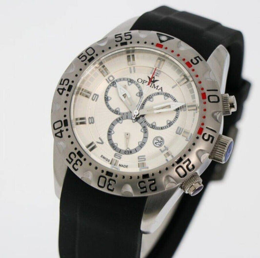 Optima • Swiss Chronograph Watch • OSC342-SX-1 • Day Date • Quartz • Countup...