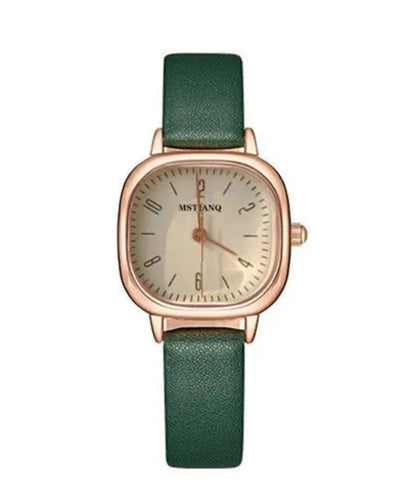 Womens Fashion Watch • 25mm • Quartz • 3ATM • Leather Strap • MsTianQ