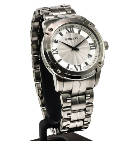 Mercury Swiss Watch • Women's • Stainless Steel Quartz • 38.5mm 10ATM • ME10240
