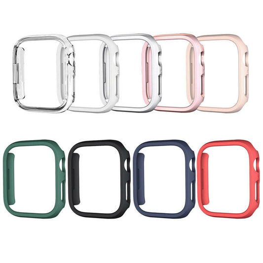 Shockproof Hard PC Bumper Case • Lightweight Frame Cover • Apple Watch Compatibl
