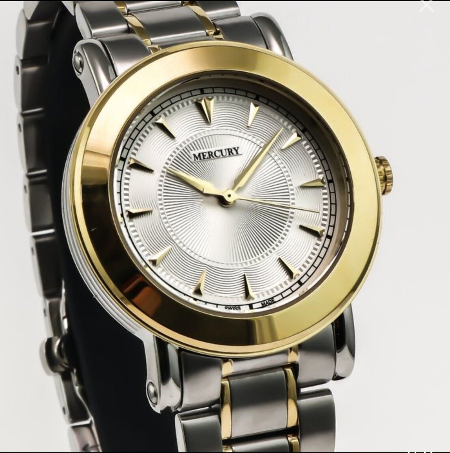 Mercury • Swiss Watch • Women's  36mm • ME295-SG-1 • PVD Gold • WR50M • 7mm Case