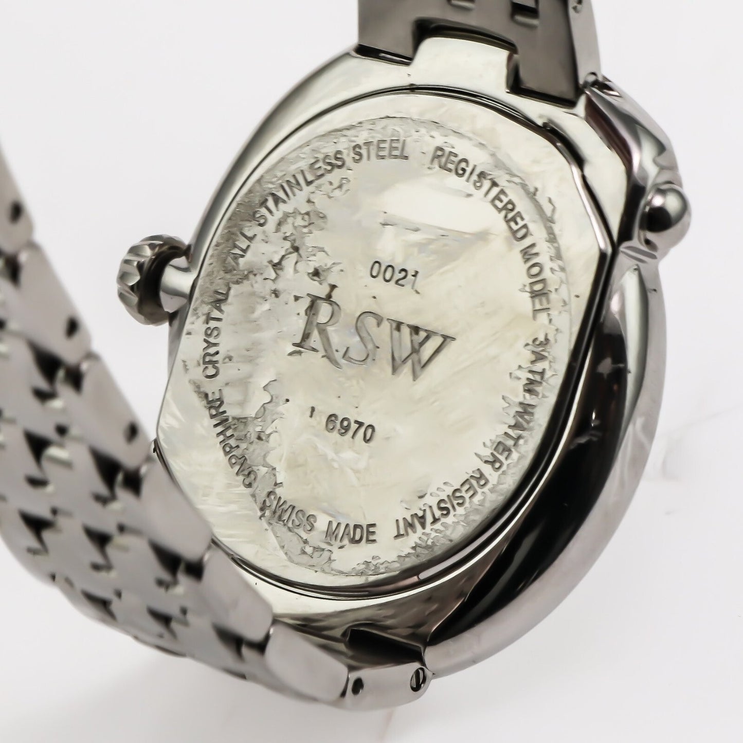 RSW • Swiss Woman's Watch • Stainless Steel • Quartz • 40mm • RSW6970