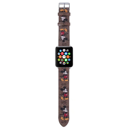 Luxury Leather Watch Band • Compatible with Apple Watch • Fits 38–49mm Series