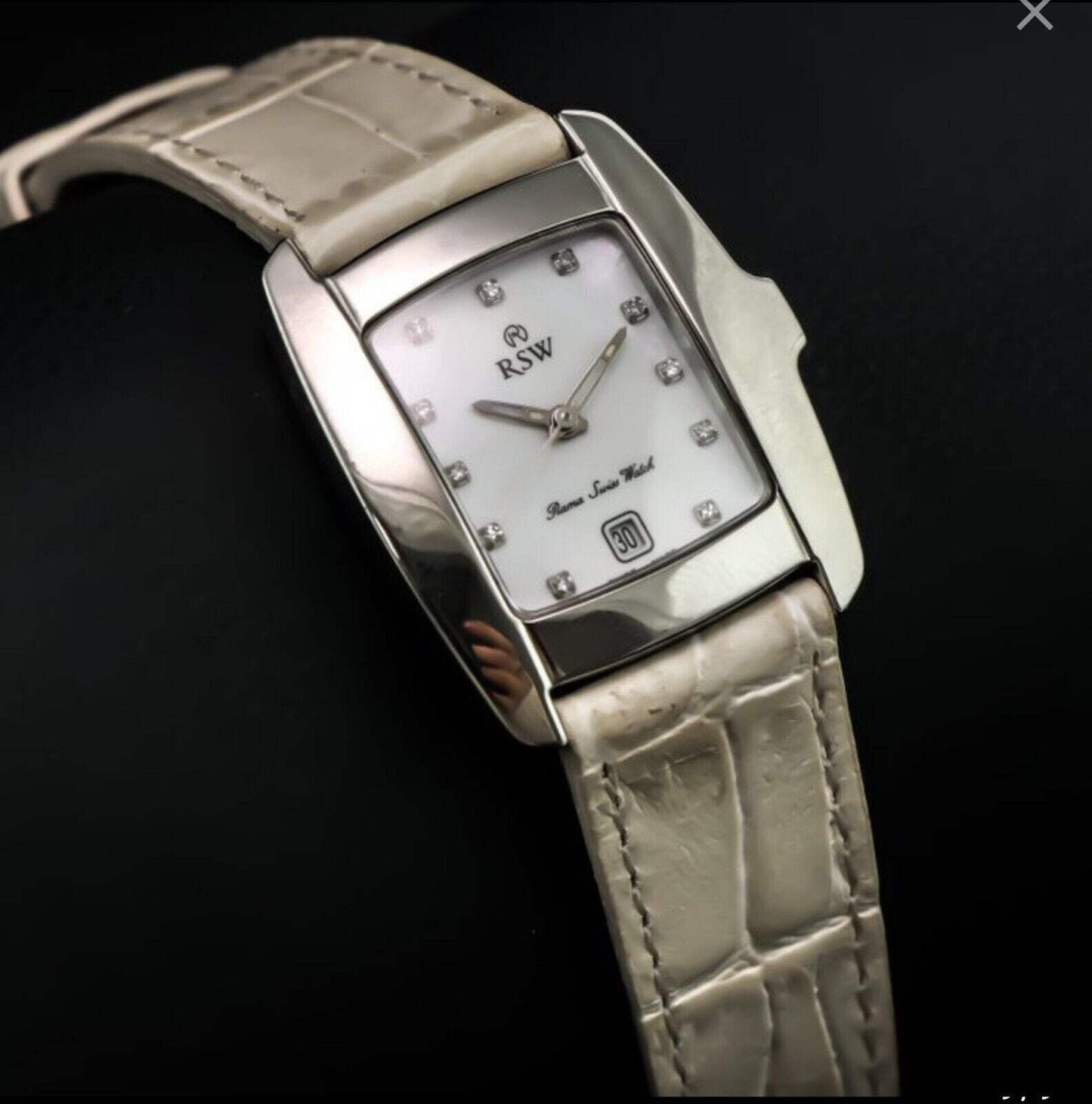 RSW • Vintage NOS • Swiss Women's Watch • 26.85mm • RSW6200-SL-7 • Sapphire