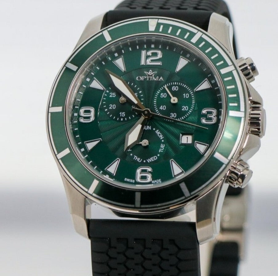 Optima • Swiss Chronograph Watch • OSC422-SX-12 • 45mm • Date SubDay • 5 ATM