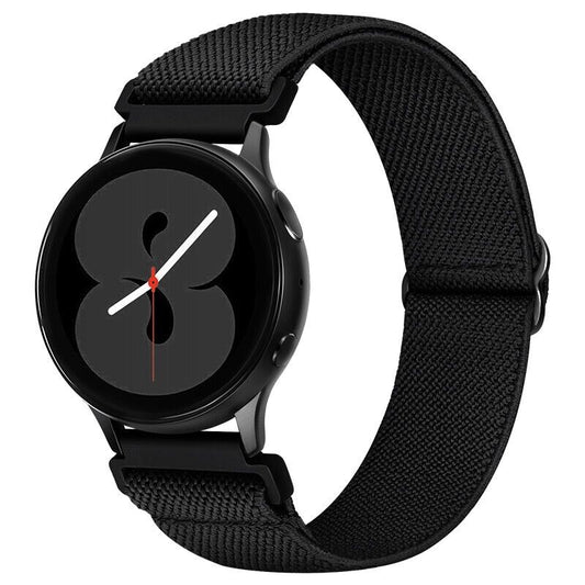 Black • Nylon Strap • Buckle • Samsung Watch Compatible Breathable& Comfortable