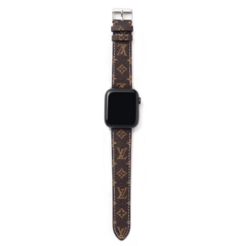 Luxury Leather Watch Band • Compatible with Apple Watch • Fits 38–49mm Series