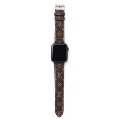 Luxury Leather Watch Band • Compatible with Apple Watch • Fits 38–49mm Series
