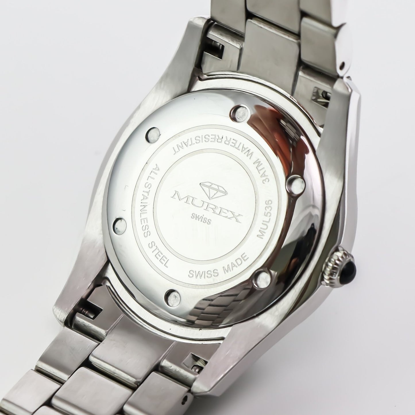 Murex • Swiss Diamond Watch • 126 SI Real White Diamonds 0.7ct • 36mm • MUL536