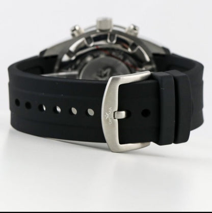 Optima • Swiss Chronograph Watch • Stainless Steel • Quartz OSC342-SX-4