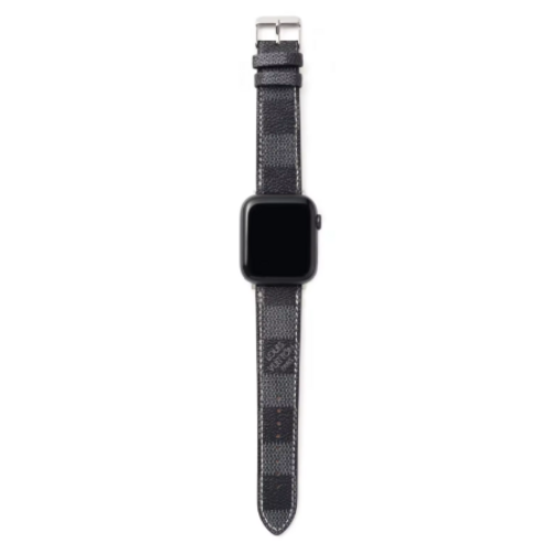 Luxury Leather Watch Band • Compatible with Apple Watch • Fits 38–49mm Series