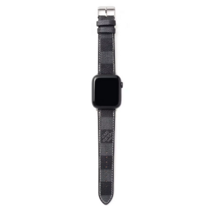 Luxury Leather Watch Band • Compatible with Apple Watch • Fits 38–49mm Series