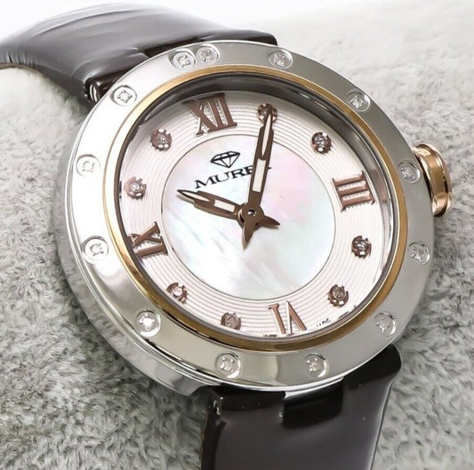 Murex Swiss Diamond Watch • Stainless Steel • MUL534 • 21 White Diamonds 0.12ct