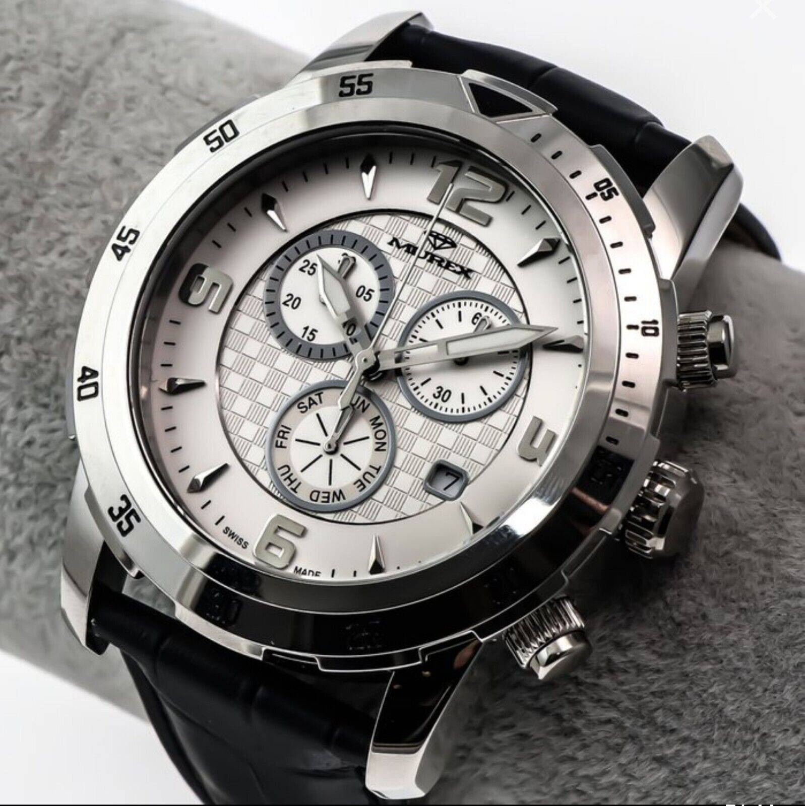 Murex • Swiss Chronograph Watch • MUC508-SL-1 • Date SubDay • Countup • WR50M