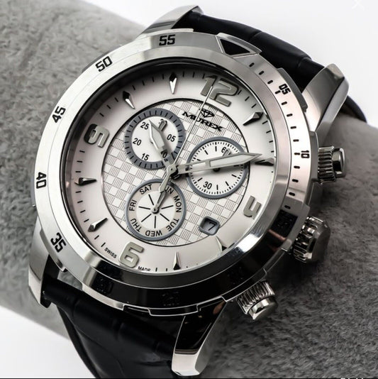 Murex • Swiss Chronograph Watch • MUC508-SL-1 • Date SubDay • Countup • WR50M