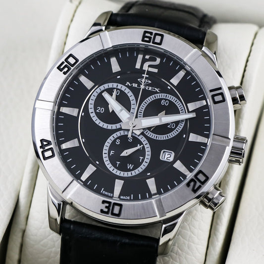 Murex • 45mm • Swiss Chronograph Watch • Date SubDay • WR50M • MUC526-SL-3