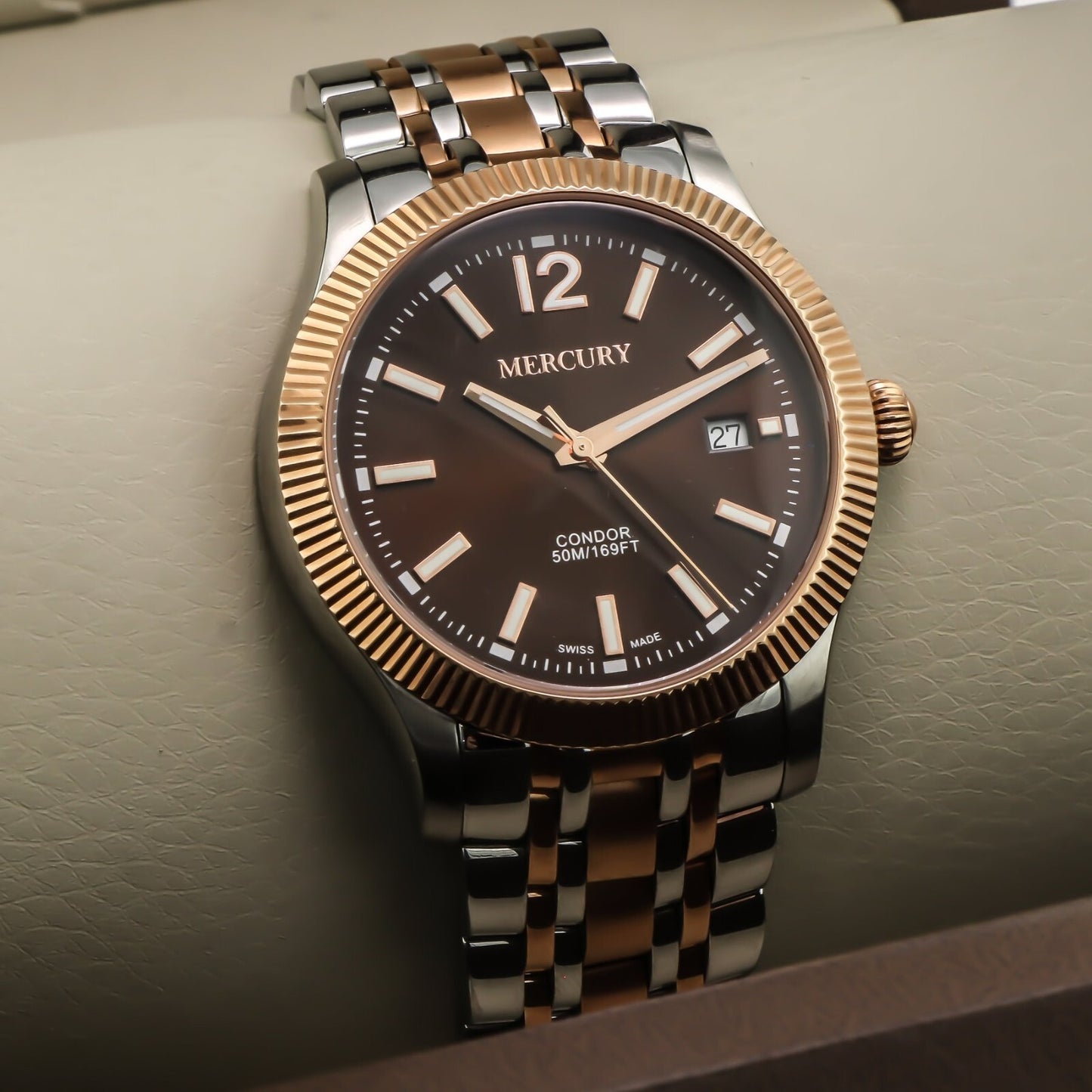 Mercury • Swiss Watch • Stainless Steel • 45mm • Quartz • 5ATM • ME455