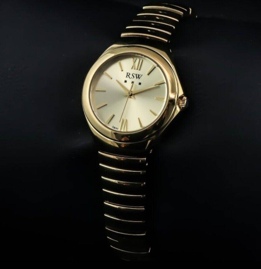 RSW • Swiss Watch • 28mm • PVD Gold • WR 50M