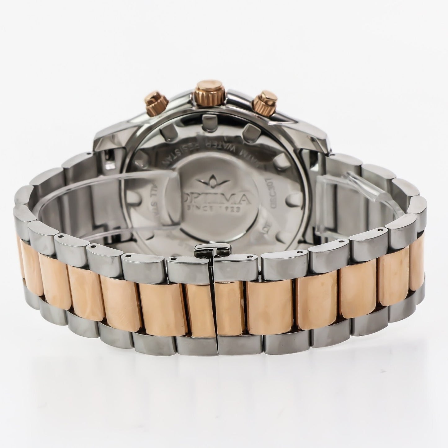 Optima • Swiss Chronograph Watch • Stainless Steel Quartz • 5ATM • OSC307