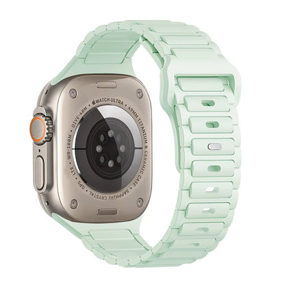 Easy Release • Sport Silicone Strap Compatible w Apple Watch 38/40/41 • 42/44/45