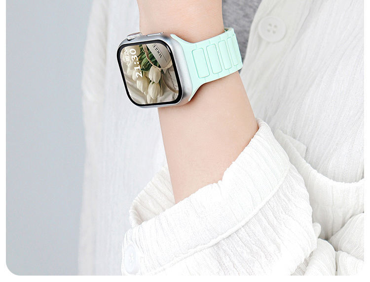 Sport Band • Soft Silicone Strap for Women • Apple Watch Compatible