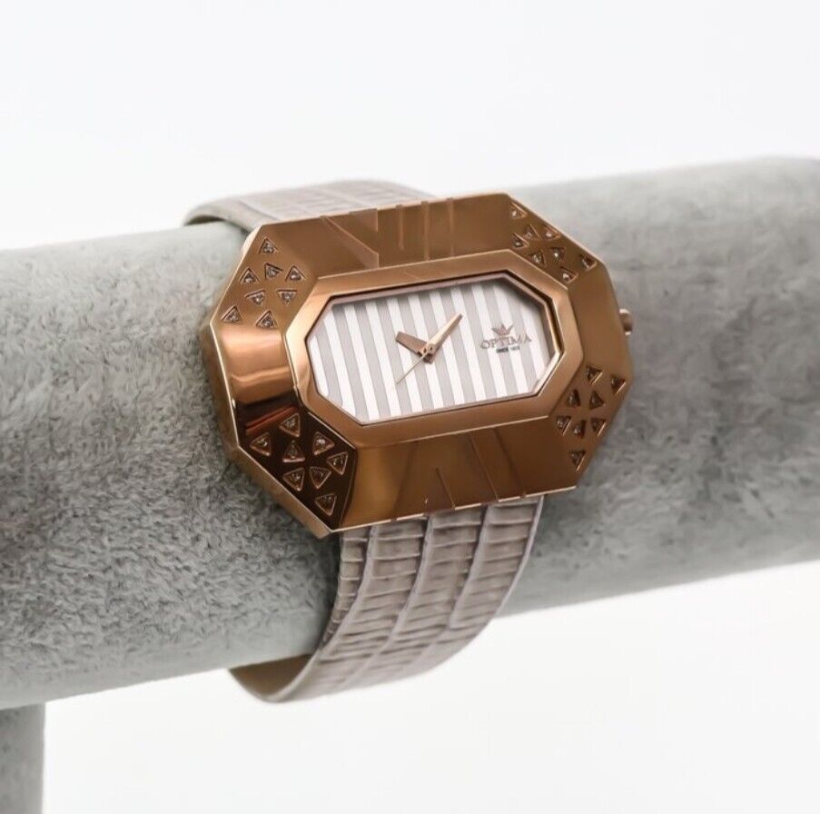 Optima •Swiss Diamond Watch •Stainless Steel Quartz •0.18ct Diamonds OSL214