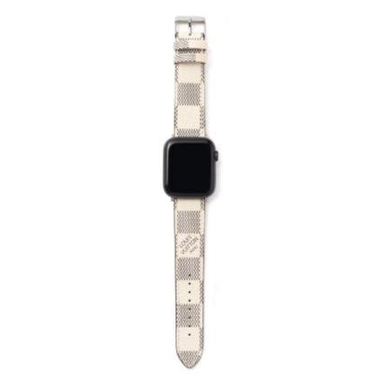 Luxury Leather Watch Band • Compatible with Apple Watch • Fits 38–49mm Series