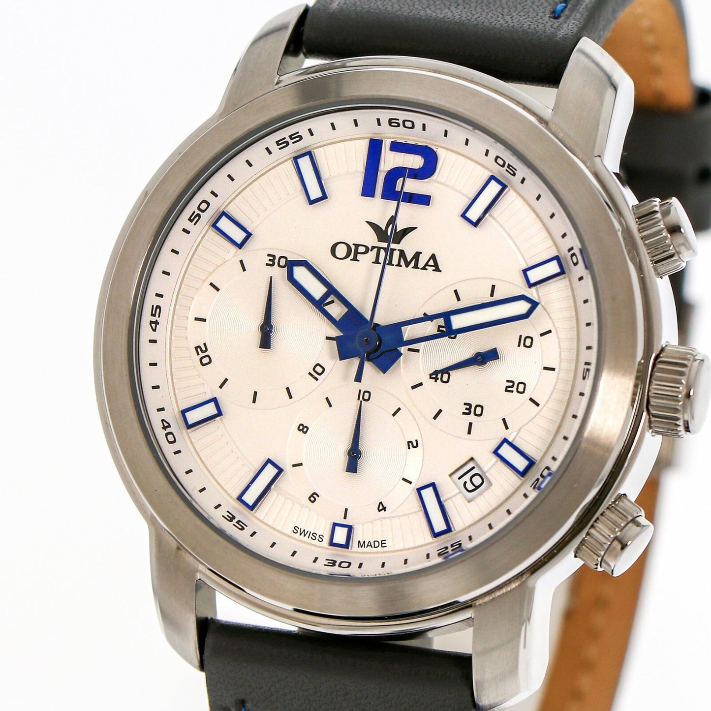 Optima • 45mm Swiss Chronograph • Date SubDay • WR 3ATM • OSC399-SL-1