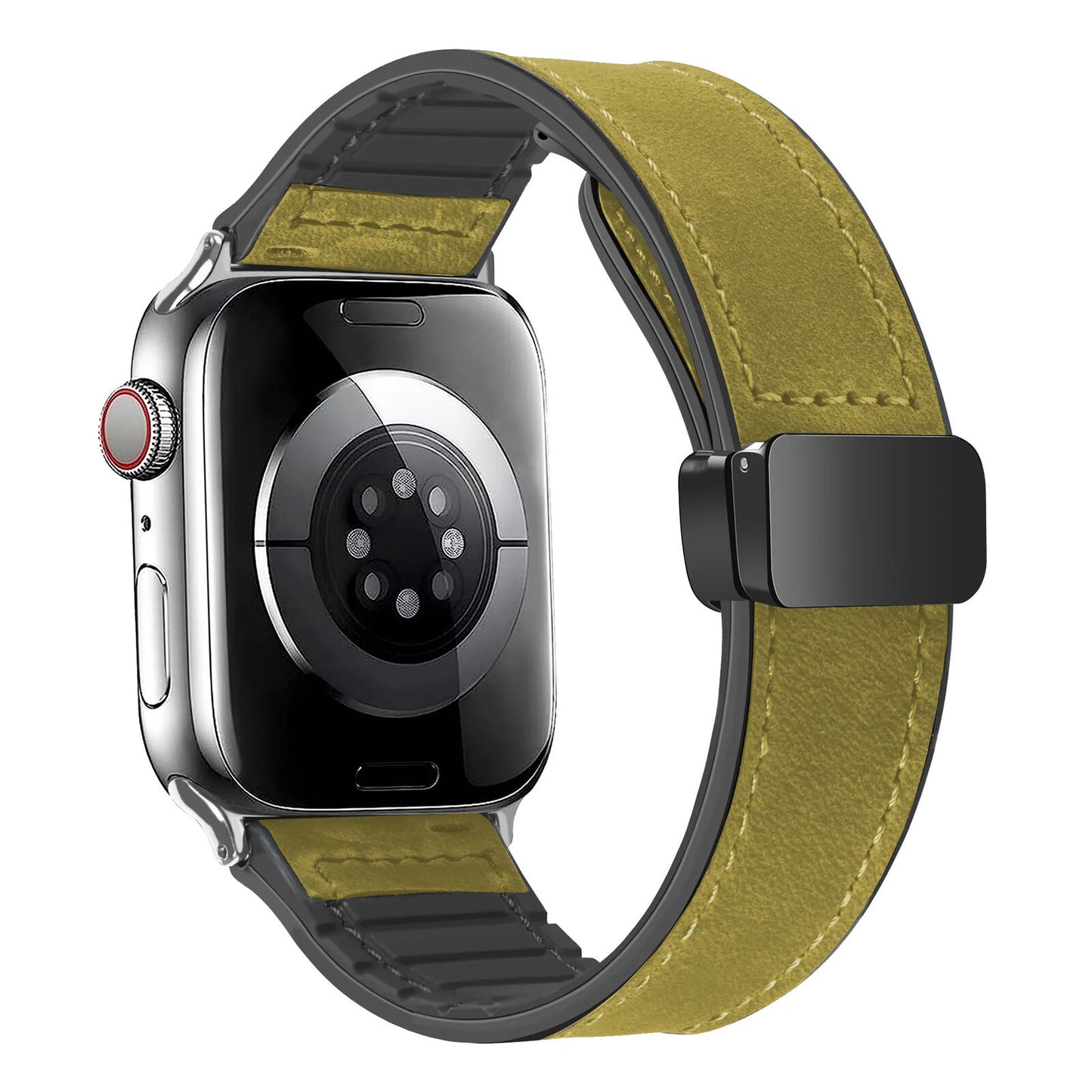 Leather Sport Band • Apple Watch Compatible • Magnetic Buckle