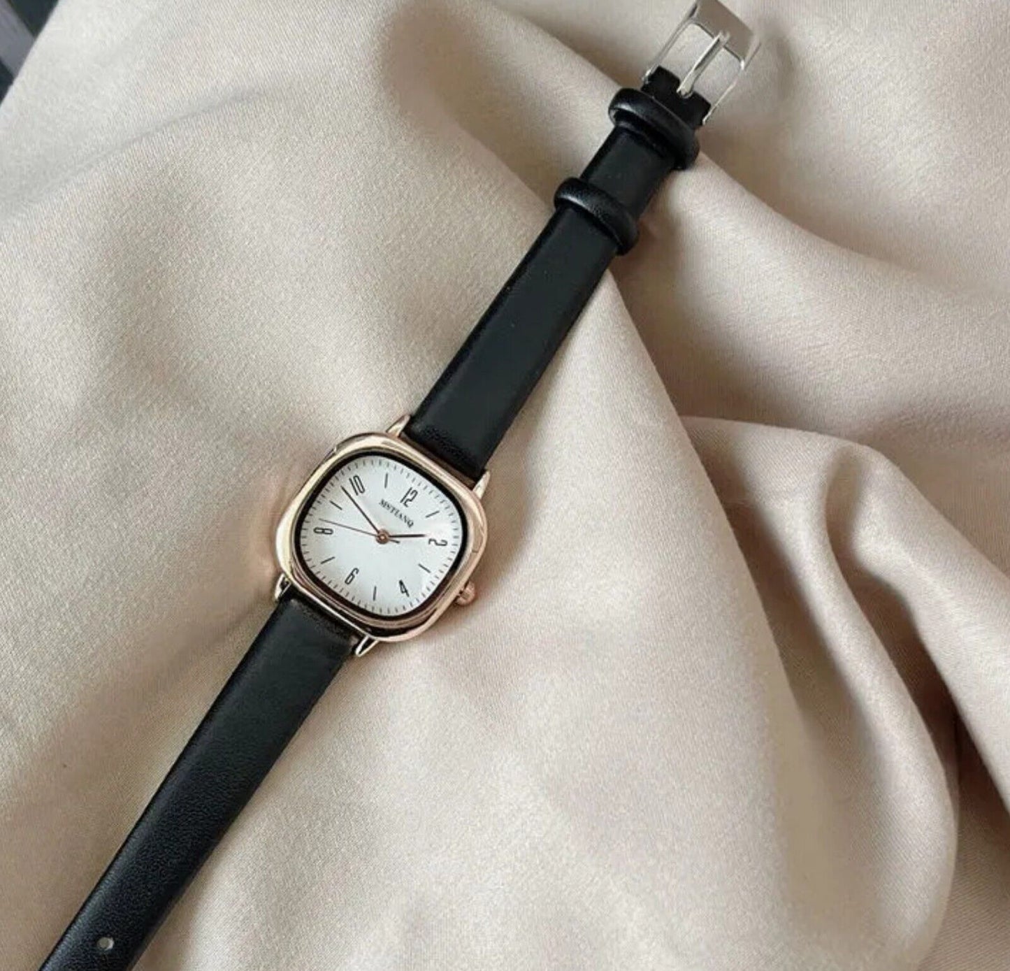 Womens Fashion Watch • 25mm • Quartz • 3ATM • Leather Strap • MsTianQ