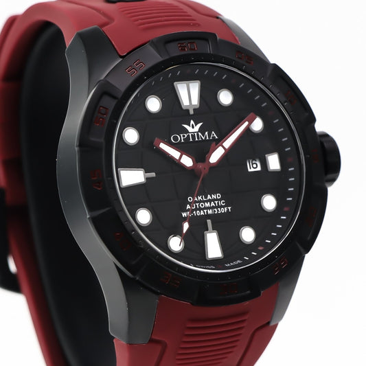 Optima • OAKLAND Swiss Watch • Stainless Steel • 43.35mm • Automatic • 10ATM