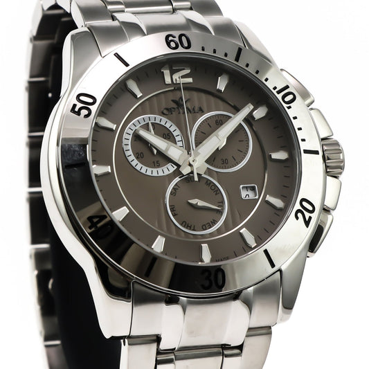 Optima • Swiss Watch • Stainless Steel • 45.36mm • Quartz • 5ATM • OSC339