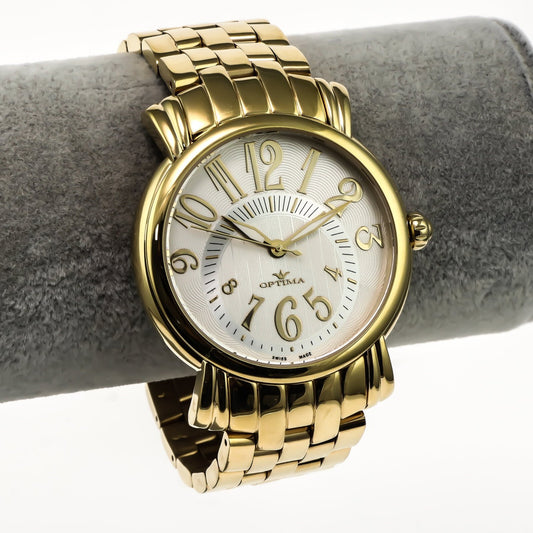 Optima • Swiss Watch • Stainless Steel • 43mm • Quartz • 3ATM • OSM212
