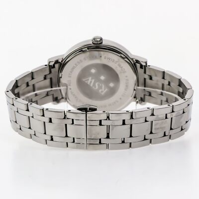 RSW • 42mm • Swiss Ronda Watch • Date • 5ATM• Seconds • RSWM113-SS-9 • Blue