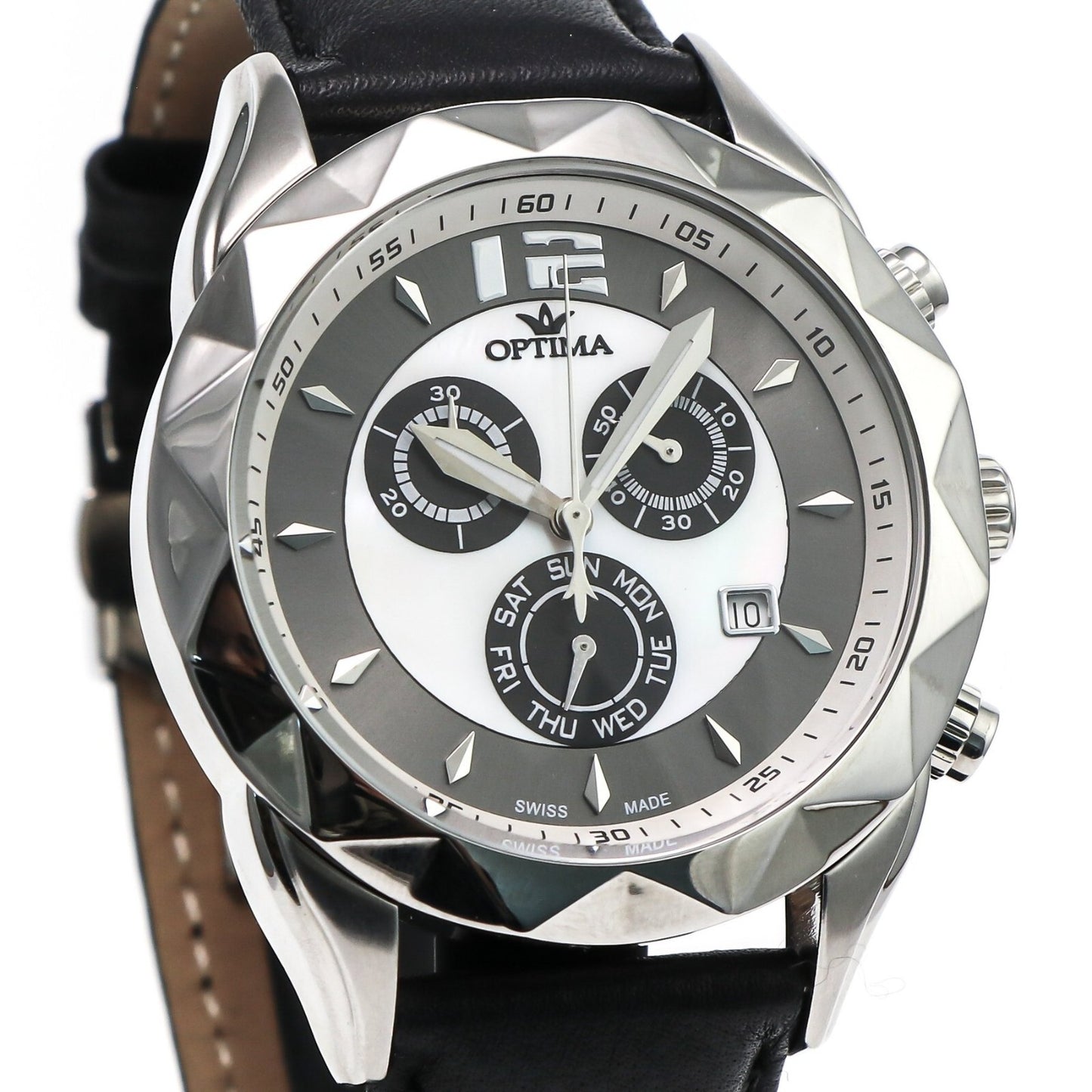 Optima • 44mm • Swiss Chronograph • Date SubDay • WR50M • OSC268-SL-7