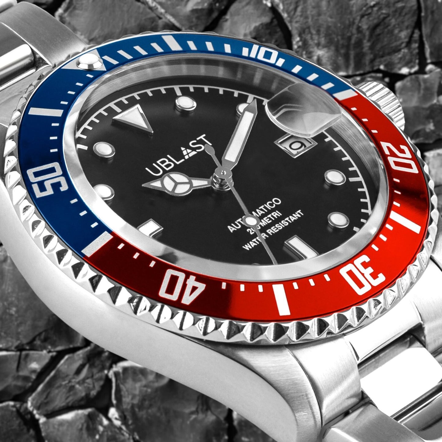 UBLAST • DIVER Watch • Stainless Steel • 40mm • Automatic Seiko NH35 • 20ATM