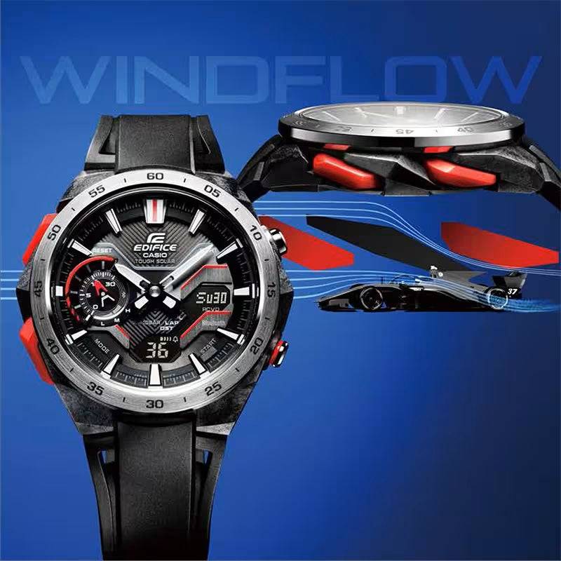 CASIO EDIFICE Mod. WINDFLOW - F1 Chronograph. Tough Solar.-3