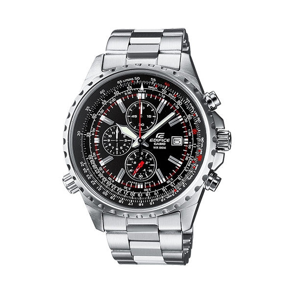 CASIO EDIFICE Mod. SLIDE RULE XL CHRONO - BLACK-0