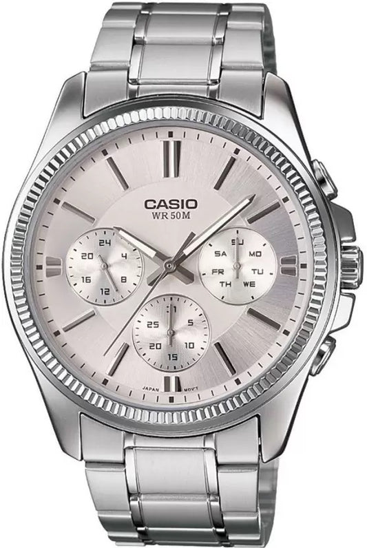 CASIO Mod. DAY DATE MULTIFUNCTION - WHITE-0