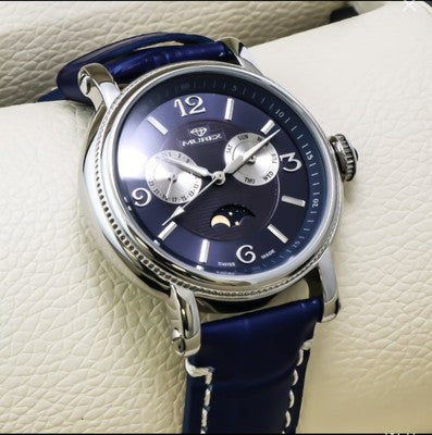 Murex • Swiss Watch • Day Date Sub • Stainless Steel • Quartz 40mm 3ATM FSM573