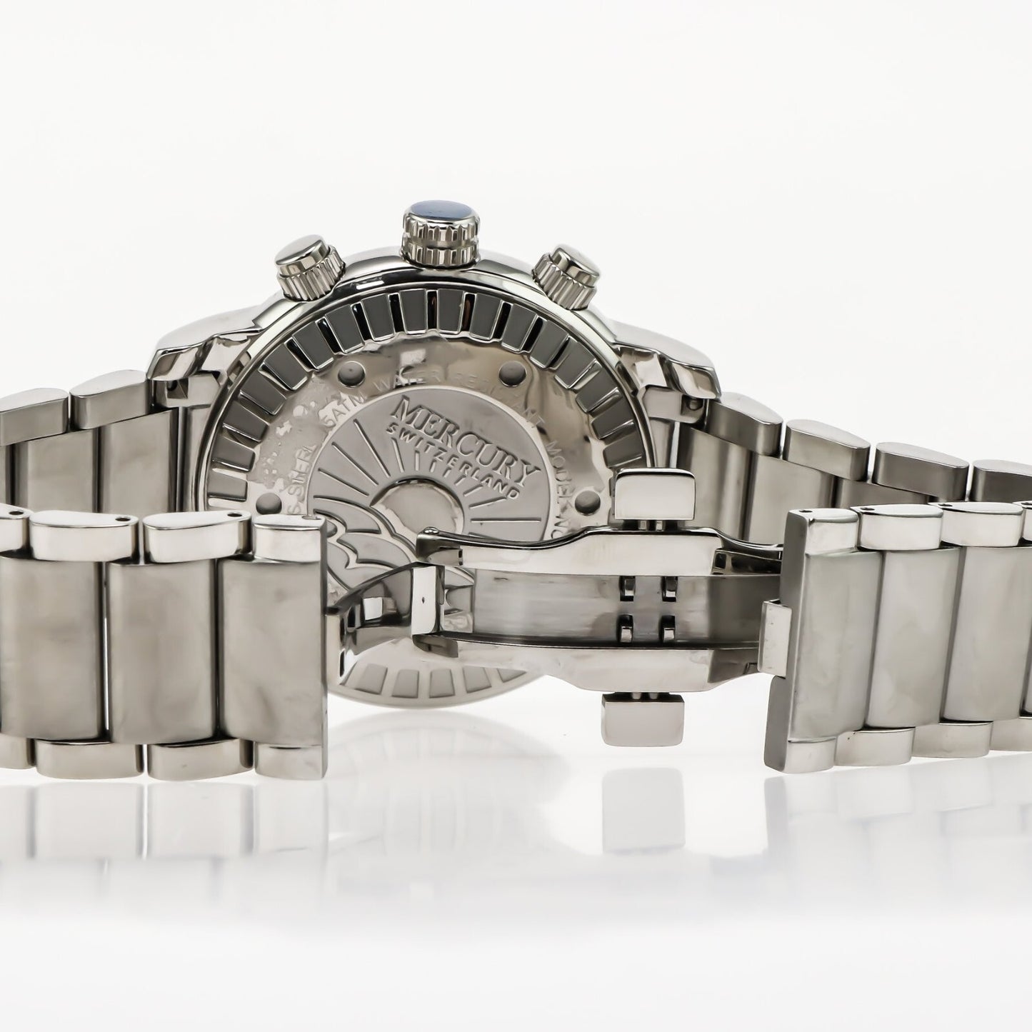Mercury • Swiss Chronograp Watch • Stainless Steel • 44mm • Quartz • 5ATM