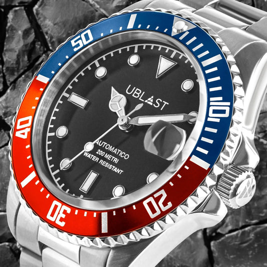 UBLAST • DIVER Watch • Stainless Steel • 40mm • Automatic Seiko NH35 • 20ATM
