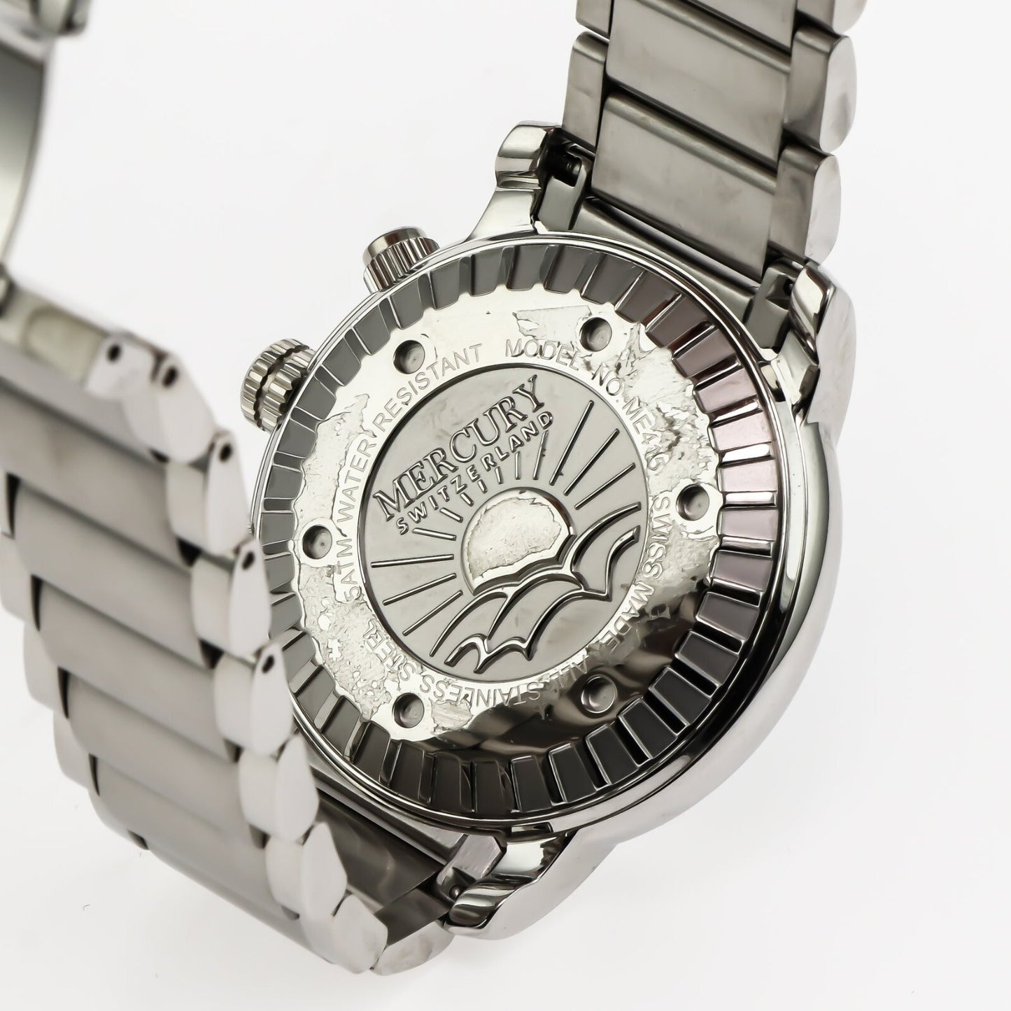 Mercury • Swiss Chronograp Watch • Stainless Steel • 44mm • Quartz • 5ATM