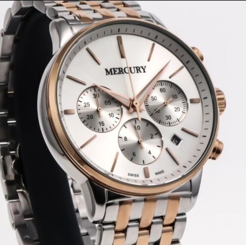 Mercury • Swiss Chronograph Watch • ME395-SR-1 • 47mm • Stop Second