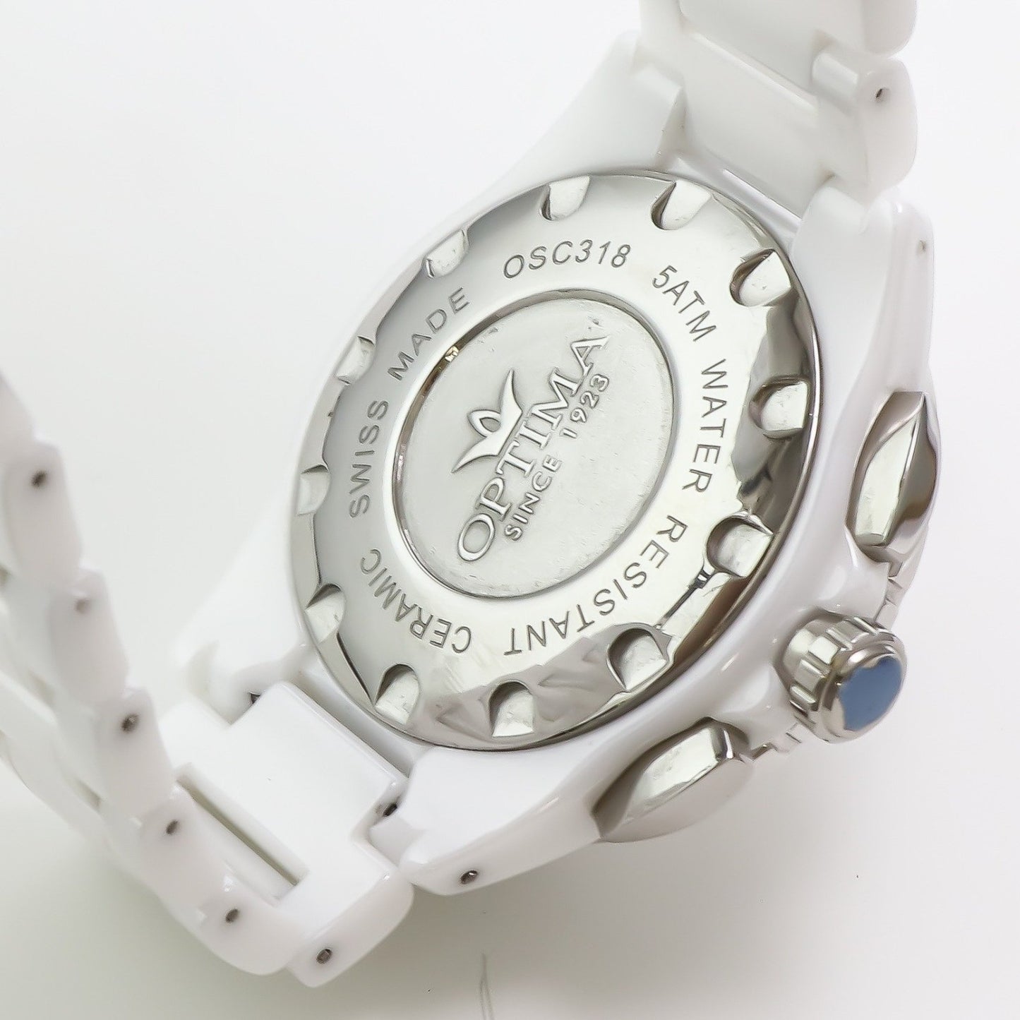 Optima • Swiss Chronograph Watch • Stainless Steel • 43mm • Quartz • 5ATM