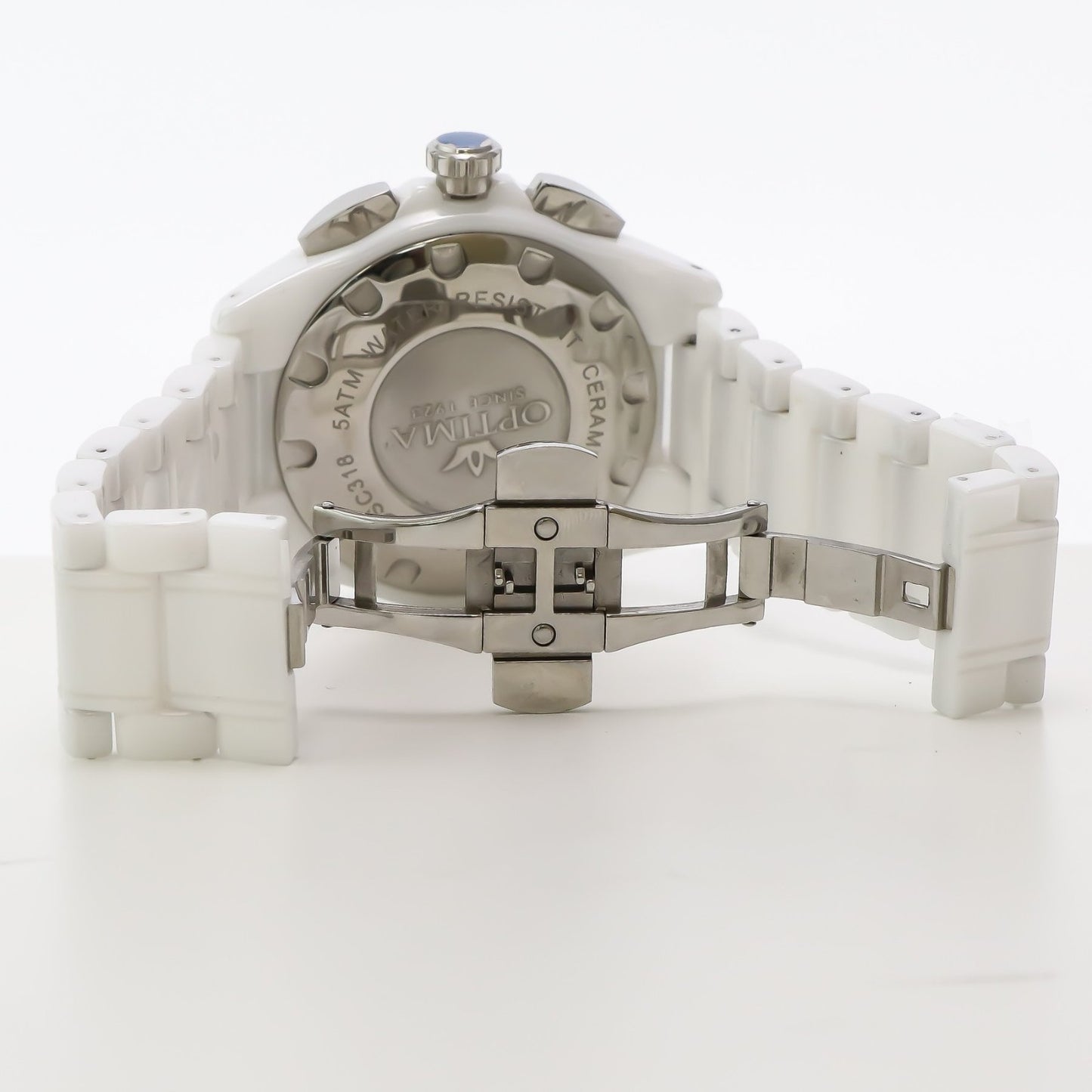 Optima • Swiss Chronograph Watch • Stainless Steel • 43mm • Quartz • 5ATM
